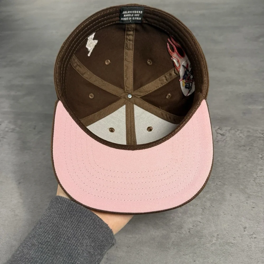 Hat Club Anaheim Los Angeles Angels New Era Cap‎ Brown 7 Exclusive Custom Fire